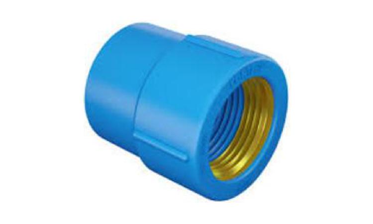LUVA SOLDAVEL COM BUCHA DE LATAO, PVC, 20 MM X 1/2