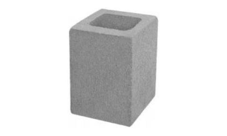 MEIO BLOCO DE CONCRETO ESTRUTURAL 14 X 19 X 14 CM, FBK 4,5 MPA (NBR 6136)