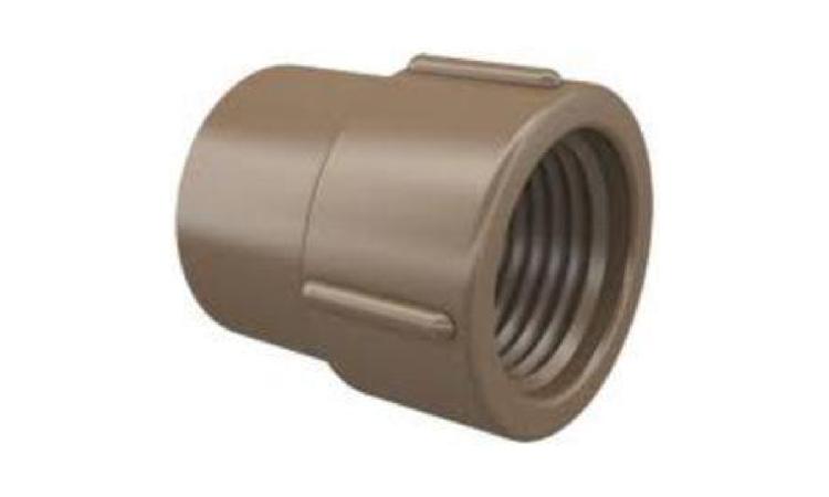 LUVA SOLDAVEL COM ROSCA, PVC, 32 MM X 1