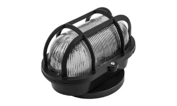 LUMINARIA TIPO TARTARUGA PARA AREA EXTERNA EM ALUMINIO, COM GRADE, PARA 1 LAMPADA, BASE E27, POTENCIA MAXIMA 40/60 W (NAO INCLUI LAMPADA)