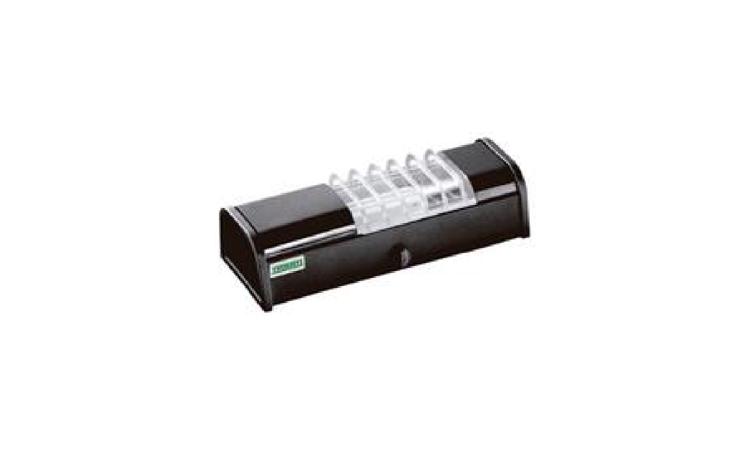 LUMINARIA DE SOBREPOR EM CHAPA DE ACO COM ALETAS PLASTICAS, PARA 1 LAMPADA, BASE E27, POTENCIA MAXIMA 40/60 W (NAO INCLUI LAMPADA)