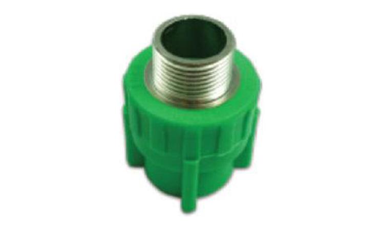 CONECTOR / ADAPTADOR F/M, COM INSERTO METALICO, PPR, DN 25 MM X 1/2