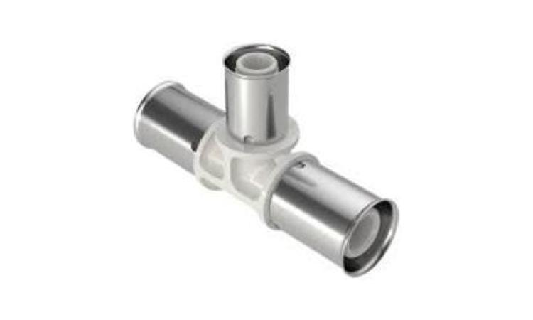 TE, PLASTICO, DN 20 MM, PARA CONEXAO COM CRIMPAGEM, EM TUBO PEX PARA INST. AGUA QUENTE/FRIA