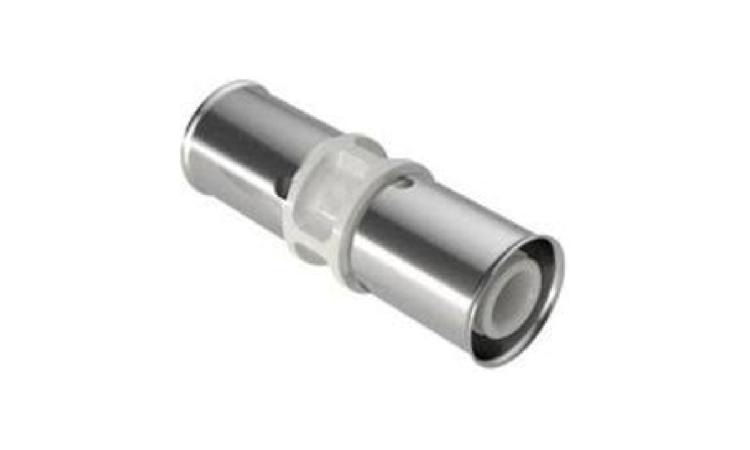 LUVA/UNIAO, PLASTICA, PARA CONEXAO COM CRIMPAGEM, DN 25 MM, EM TUBO PEX PARA INST. AGUA QUENTE/FRIA