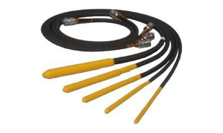 VIBRADOR DE IMERSAO, COM PONTEIRA DE *35* MM, MANGOTE DE 5 M, SEM MOTOR