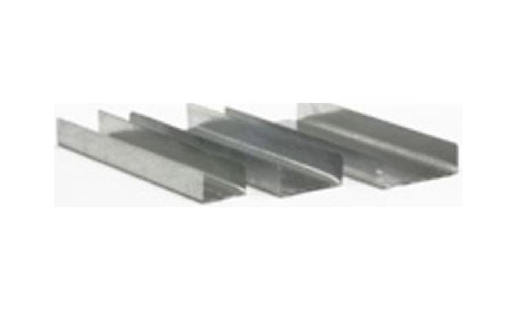 PERFIL GUIA, FORMATO U, EM ACO ZINCADO, PARA ESTRUTURA PAREDE DRYWALL, E = 0,5 MM, 70 X 3000 MM (L X C)