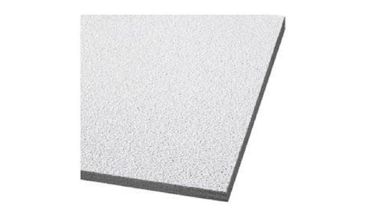 PLACA DE FIBRA MINERAL PARA FORRO, DE 625 X 625 MM, E = 15 MM, BORDA RETA, COM PINTURA ANTIMOFO (NAO INCLUI PERFIS)