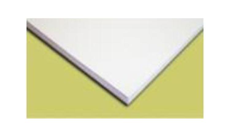 PLACA / CHAPA DE GESSO ACARTONADO, ACABAMENTO VINILICO LISO EM UMA DAS FACES, COR BRANCA, BORDA QUADRADA, E = 9,5 MM, *625 X 1250* MM (L X C), PARA FORRO REMOVIVEL