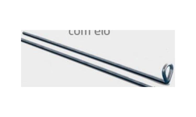 TIRANTE COM ELO, EM ARAME GALVANIZADO RIGIDO, NUMERO 10, COMPRIMENTO 2000 MM, PARA PENDURAL DE FORRO REMOVIVEL