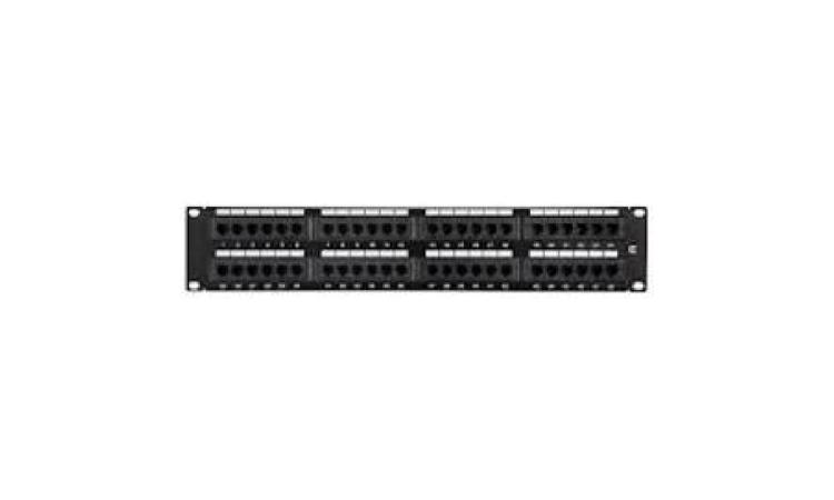 PATCH PANEL, 48 PORTAS, CATEGORIA 6, COM RACKS DE 19