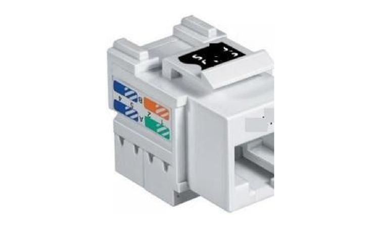 CONECTOR / TOMADA FEMEA RJ 45, CATEGORIA 6 (CAT 6) PARA CABOS
