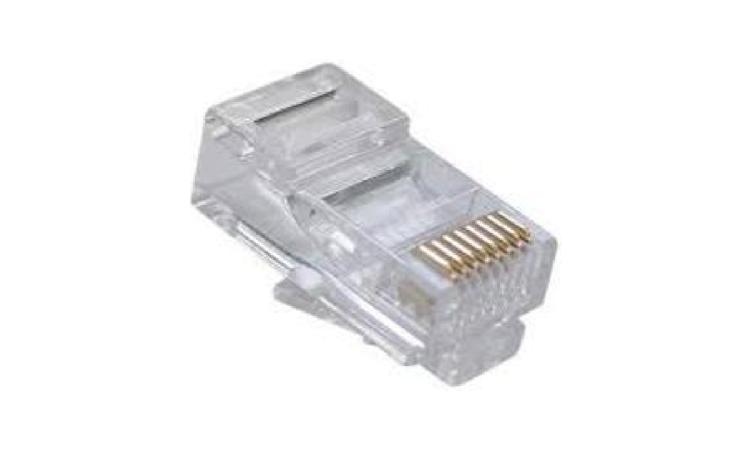 CONECTOR MACHO RJ 45, CATEGORIA 5 E (CAT 5E) PARA CABOS