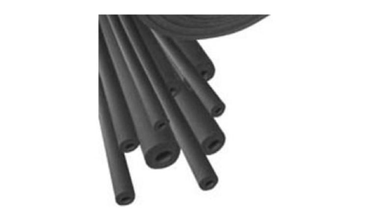 TUBO DE BORRACHA ELASTOMERICA FLEXIVEL, PRETA, PARA ISOLAMENTO TERMICO DE TUBULACAO, DN 1 3/8