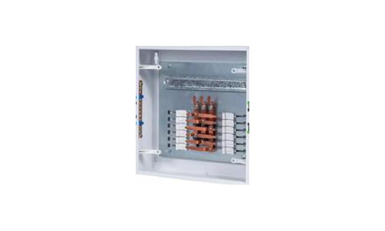 QUADRO DE DISTRIBUICAO COM BARRAMENTO TRIFASICO, DE SOBREPOR, EM CHAPA DE ACO GALVANIZADO, PARA 12 DISJUNTORES DIN, 100 A