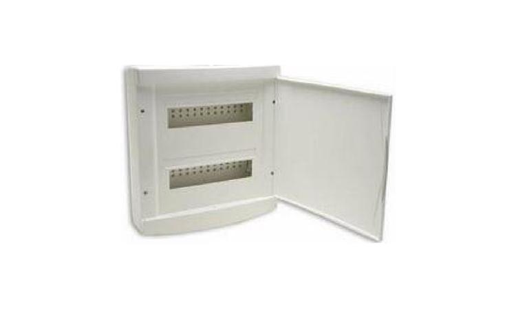 QUADRO DE DISTRIBUICAO, SEM BARRAMENTO, EM PVC, DE EMBUTIR, PARA 3 DISJUNTORES NEMA OU 4 DISJUNTORES DIN