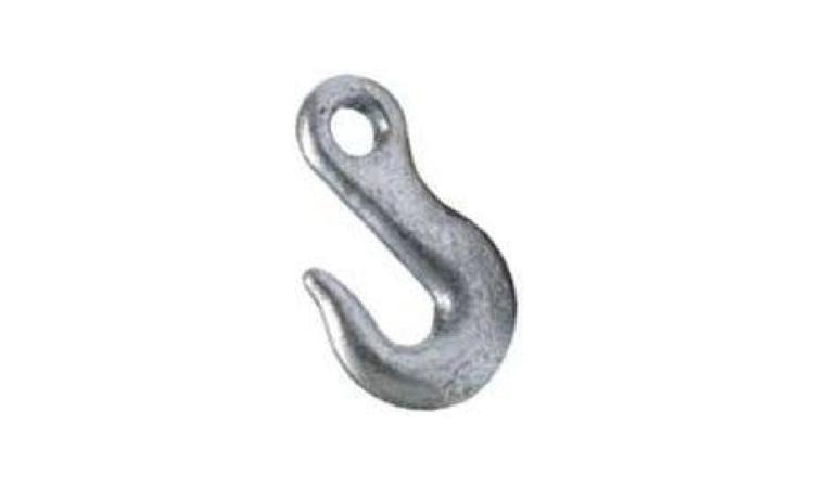 GANCHO OLHAL EM ACO GALVANIZADO, ESPESSURA 16MM, ABERTURA 21MM