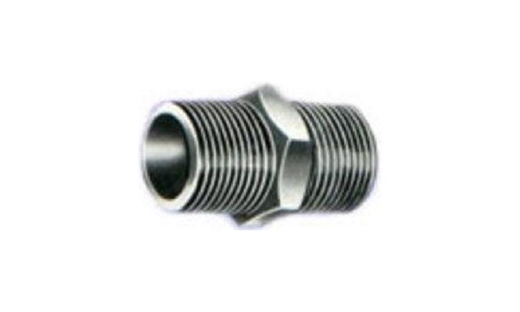 NIPLE SEXTAVADO EM ACO CARBONO, COM ROSCA BSP, PRESSAO 3.000 LBS, DN 1 1/4