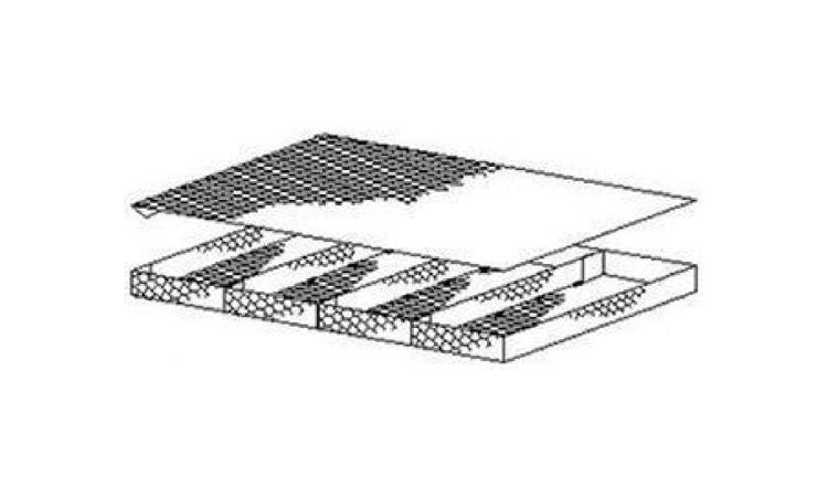 GABIAO MANTA (COLCHAO) MALHA HEXAGONAL 6 X 8 CM (ZN/AL REVESTIDO COM POLIMERO), FIO 2,0 MM, DIMENSOES 5,0 X 2,0 X 0,17 M (C X L X A)