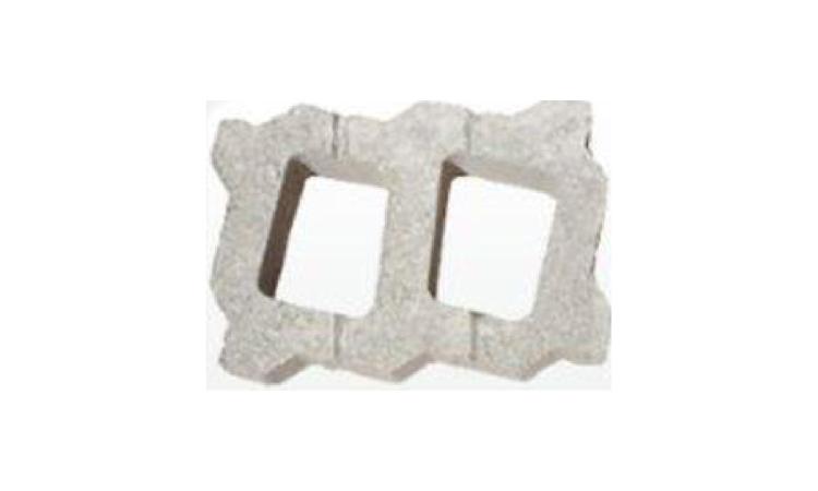 BLOQUETE/PISO DE CONCRETO - MODELO PISOGRAMA/CONCREGRAMA 2 FUROS, DIMENSOES APROX. DE *35 X 15* CM E ESPESSURA DE 7 CM (+/- 1 CM), COR NATURAL