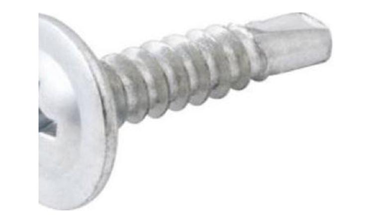 PARAFUSO ZINCADO, AUTOBROCANTE, FLANGEADO, 4,2 MM X 19 MM