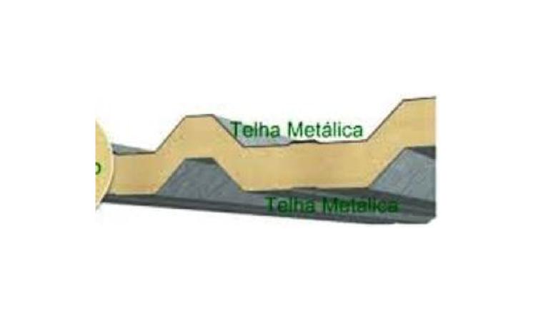 TELHA GALVALUME COM ISOLAMENTO TERMOACUSTICO EM ESPUMA RIGIDA DE POLIURETANO (PU) INJETADO, ESPESSURA DE 30 MM, DENSIDADE DE 35 KG/M3, REVESTIMENTO EM TELHA TRAPEZOIDAL NAS DUAS FACES COM ESPESSURA DE 0,50 MM CADA, ACABAMENTO NATURAL (NAO INCLUI ACESSORIO