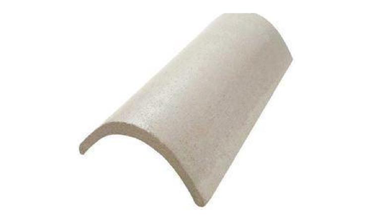 CUMEEIRA PARA TELHA DE CONCRETO, PARA 2 AGUAS DE TELHADO, COR CINZA, RENDIMENTO DE *3* TELHAS/M