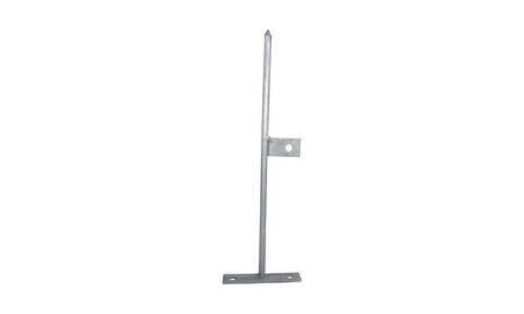 MINICAPTOR, EM ACO GALVANIZADO A FOGO, FIXACAO HORIZONTAL COM BANDEIRA A 20 CM, H=300 MM E X DN=10 MM