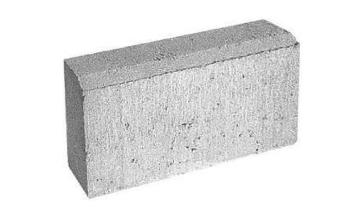 MEIO-FIO OU GUIA DE CONCRETO PRE-MOLDADO, COMP *39* CM, *19 X 6,5/6,5* CM (H X L1/L2)