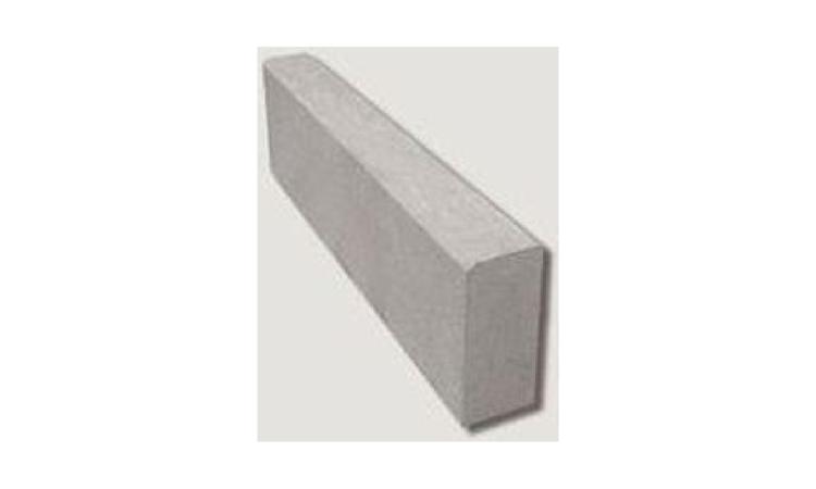 MEIO-FIO OU GUIA DE CONCRETO PRE MOLDADO, COMP 1 M, *30 X 10/12* CM (H X L1/L2)
