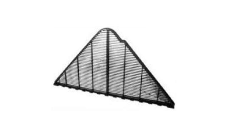 PLACA DE VENTILACAO PARA TELHA DE FIBROCIMENTO, CANALETE 90 OU KALHETAO