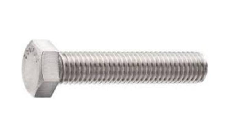 PARAFUSO EM ACO GALVANIZADO, TIPO MAQUINA, SEXTAVADO, SEM PORCA, DIAMETRO 1/2