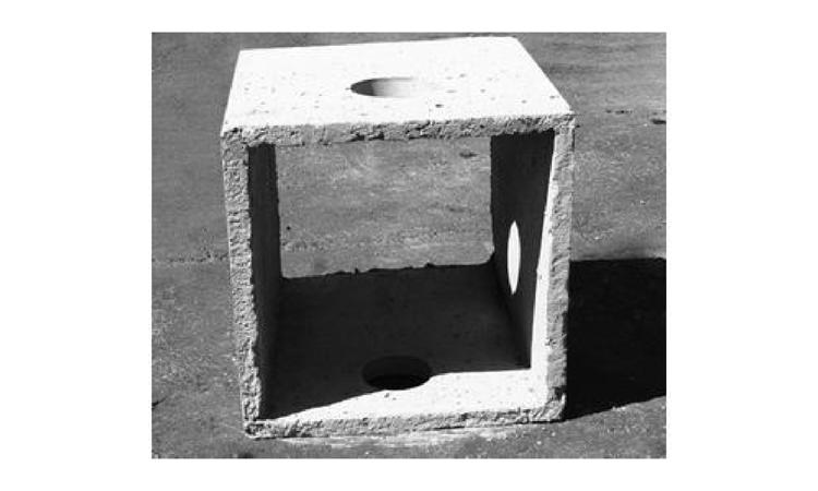 CAIXA DE CONCRETO ARMADO PRE-MOLDADO, SEM FUNDO, QUADRADA, DIMENSOES DE 0,60 X 0,60 X 0,50 M