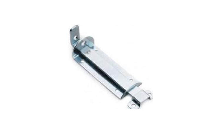 FERROLHO COM FECHO CHATO E PORTA CADEADO, EM ACO GALVANIZADO / ZINCADO, DE SOBREPOR, COM COMPRIMENTO DE 6