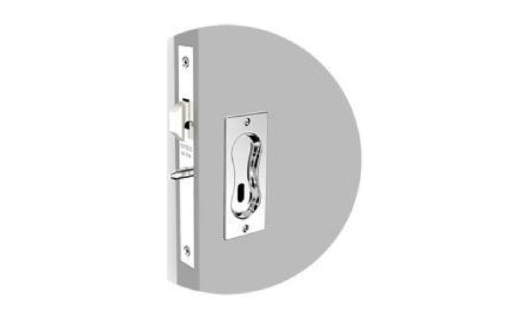FECHADURA BICO DE PAPAGAIO PARA PORTA DE CORRER INTERNA, EM ACO INOX COM ACABAMENTO CROMADO, MAQUINA COM 45 MM, INCLUINDO CHAVE TIPO BIPARTIDA