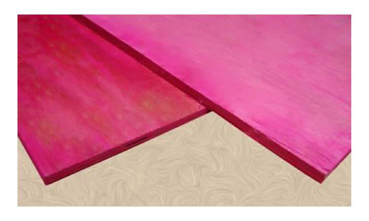 CHAPA/PAINEL DE MADEIRA COMPENSADA RESINADA (MADEIRITE RESINADO ROSA) PARA FORMA DE CONCRETO, DE 2200 X 1100 MM, E = 6 MM