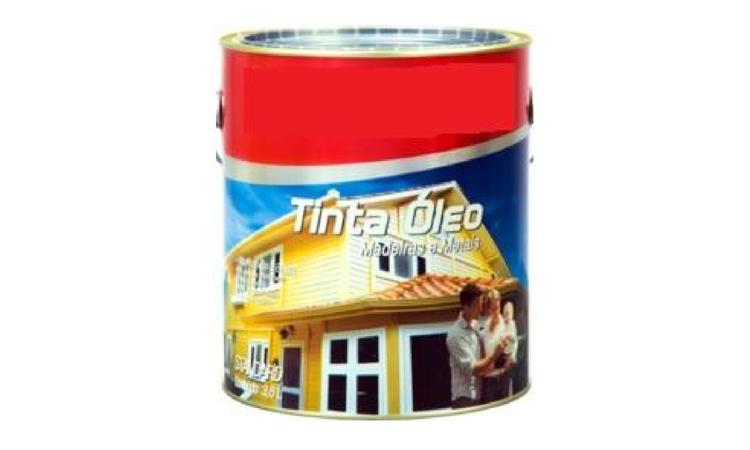 TINTA A OLEO BRILHANTE, PARA MADEIRAS E METAIS