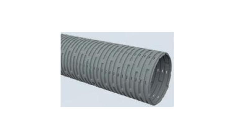 TUBO PVC, RIGIDO, CORRUGADO, PERFURADO DN 100 MM, PARA DRENAGEM, SISTEMA IRRIGACAO