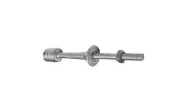 PINO ROSCA EXTERNA, EM ACO GALVANIZADO, PARA ISOLADOR DE 15KV, DIAMETRO 25 MM, COMPRIMENTO *290* MM