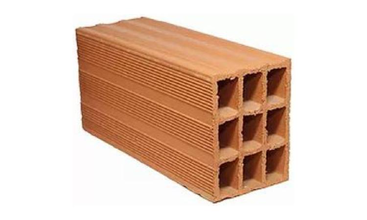 BLOCO CERAMICO / TIJOLO VAZADO PARA ALVENARIA DE VEDACAO, 9 FUROS NA HORIZONTAL DE 14 X 19 X 39 CM (L X A X C)