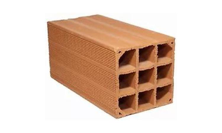 BLOCO CERAMICO / TIJOLO VAZADO PARA ALVENARIA DE VEDACAO, 9 FUROS NA HORIZONTAL DE 19 X 19 X 39 CM (L X A X C)