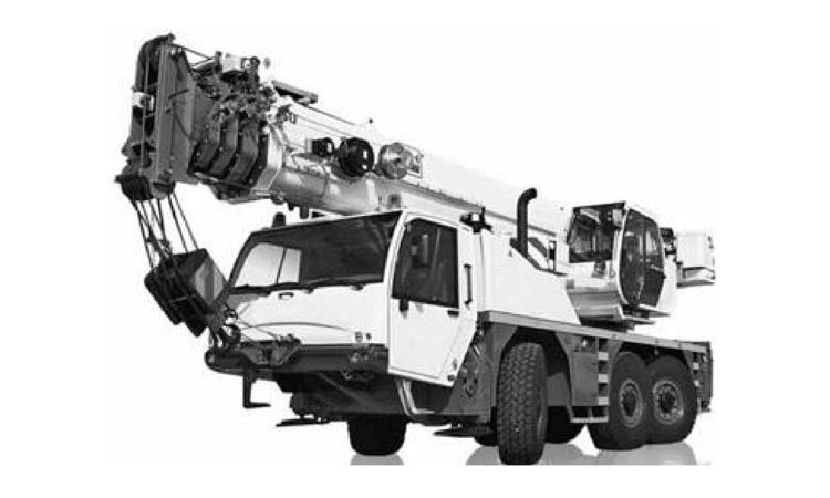 GUINDASTE HIDRAULICO AUTOPROPELIDO, COM LANCA TELESCOPICA 40 M, CAPACIDADE MAXIMA 60 T, POTENCIA 260 KW, TRACAO  6 X 6
