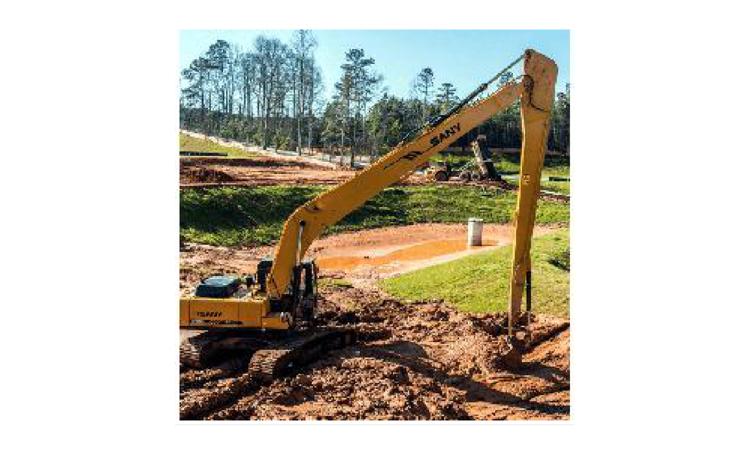 ESCAVADEIRA HIDRAULICA DE BRACO LONGO (LONGO ALCANCE) SOBRE ESTEIRAS, CACAMBA 0,52 M3, PESO OPERACIONAL 24 T, POTENCIA LIQUIDA 155 HP