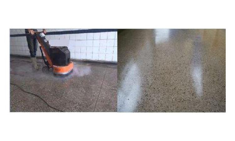 PISO EM GRANILITE, MARMORITE OU GRANITINA, AGREGADO COR PRETO, CINZA, PALHA OU BRANCO, E= *8* MM (INCLUSO EXECUCAO)