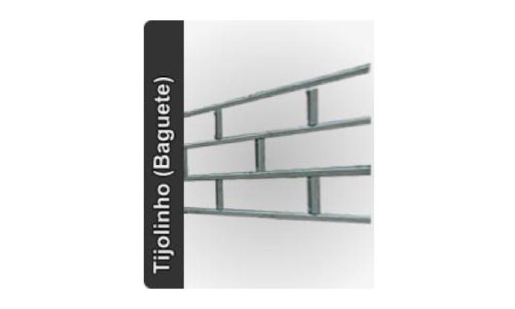 PORTA GRADE DE ENROLAR MANUAL COMPLETA, PERFIL TUBULAR TIJOLINHO 3/4 