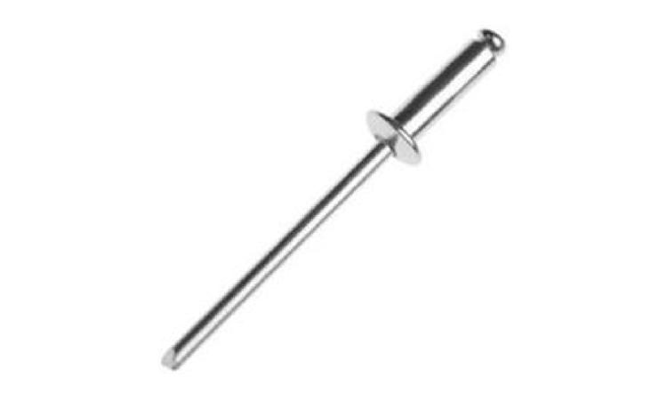 REBITE DE REPUXO EM ALUMINIO VAZADO, DIAMETRO 3,2 X 8 MM DE COMPRIMENTO (1KG = 1025 UNIDADES)