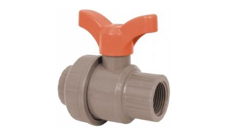 REGISTRO DE ESFERA, PVC, COM VOLANTE, VS, ROSCAVEL, DN 3/4