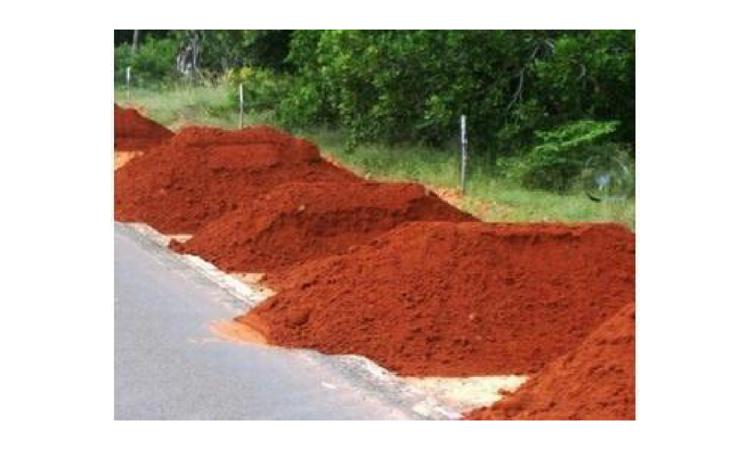 ARGILA OU BARRO PARA ATERRO/REATERRO (RETIRADO NA JAZIDA, SEM TRANSPORTE)