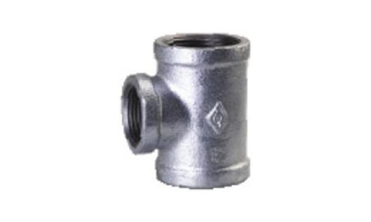 TE DE FERRO GALVANIZADO, DE 2 1/2