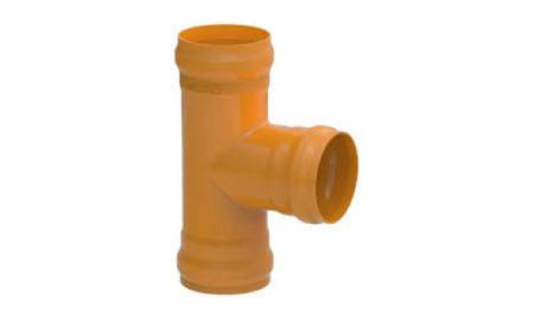 TE, PVC, 90 GRAUS, BBB, JE, DN 200 MM, PARA REDE COLETORA ESGOTO