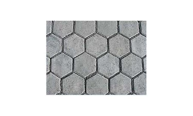 BLOQUETE/PISO INTERTRAVADO DE CONCRETO - MODELO SEXTAVADO / HEXAGONAL, *25 X 25* CM, E = 6 CM, RESISTENCIA DE 35 MPA, COR NATURAL